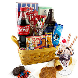 Coke Float Ice Cream Gift Basket