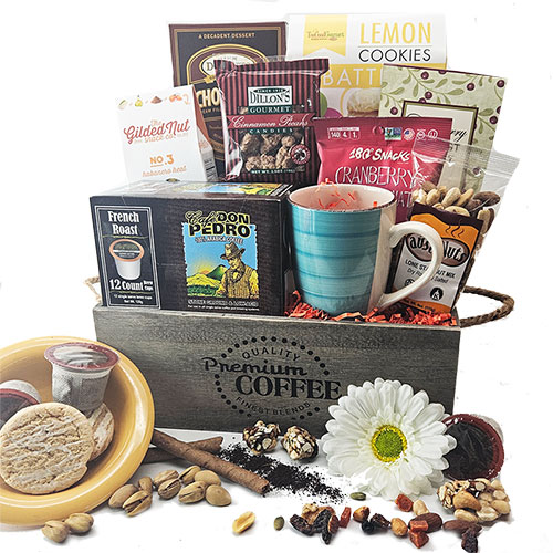 Coffee Gift Box, Coffee Gift Basket, Coffee Lover Gifts, Thank You