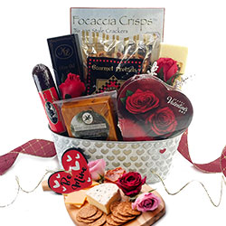 Valentines Day Gift Basket, Valentines Day Care Package, Valentine