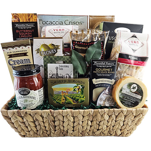 Custom Baskets: Italian Theme: Lg Italian Gift Basket BP1001 | DIYGB