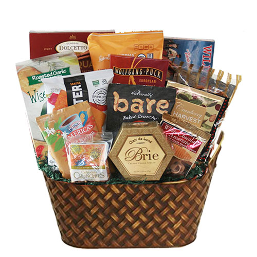 Custom Baskets: Gourmet Theme: Med Gourmet Gift Basket BP1013 | DIYGB