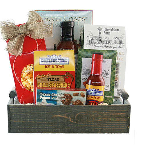 Custom Baskets: Texas Theme: Med Texas Gift Basket BP1020 | DIYGB