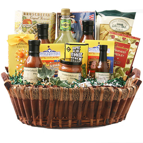 Custom Baskets Texas Theme Lg Texas Gift Basket BP1028