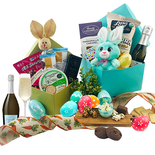 Easter Gift Baskets: Bubbles and Bunnies Easter Gift Tower