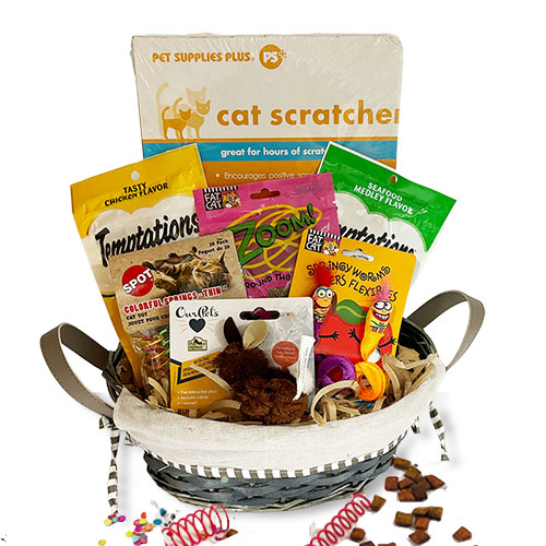 Cat Gift Basket Galore