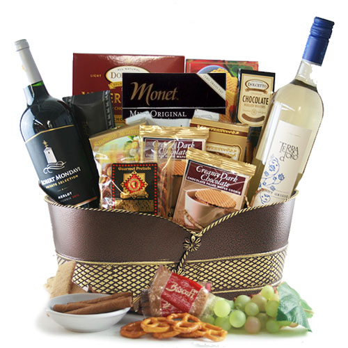 Corporate Gift Baskets: The Executive Wine Gift Basket | DIYGB