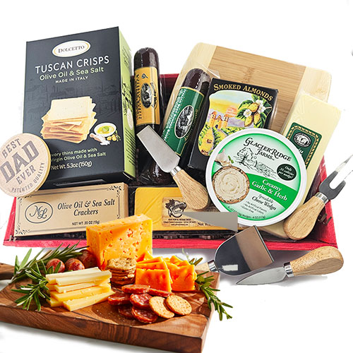 Fathers Day Meat Cheese Gift