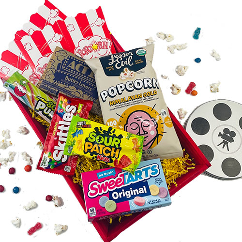 Movie Night Gift Basket