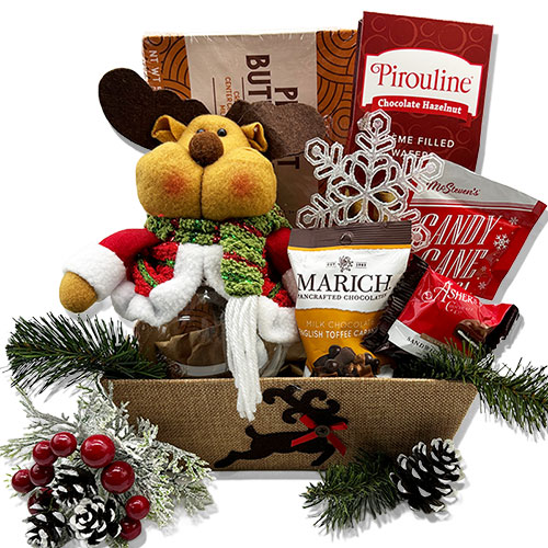 Reindeer Games Holiday Basket