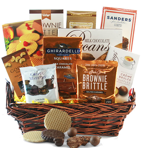 Chocolate Gift Baskets Sweet Salty Chocolate Gift Basket