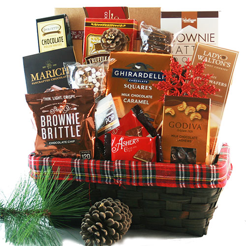 Christmas Chocolate Gift Baskets: Christmas Chocolate Sensation Gift